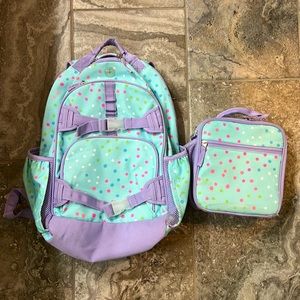 Pottery Barn backpack and lunch box